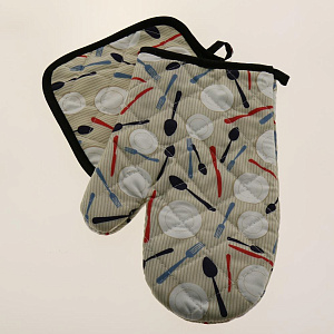 Набор кухонный варежка+прихватка 23*15,5и15,5*15,5ложкиPC020175 000000000001184670