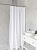 Шторка для ванной 180x200см DE'NASTIA Вафля с водоотталкивающей пропиткой белый полиэстер 000000000001219128