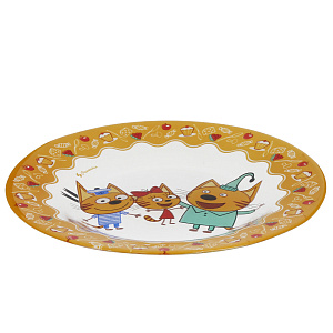 Тарелка десертная Три кота, 19.5 см 000000000001176951