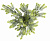 Цветок искуственный Хвойное растение в горшке 27см пластик 000000000001217046