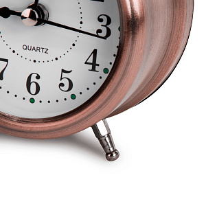 Будильник Классика 11см розовое золото 000000000001216479