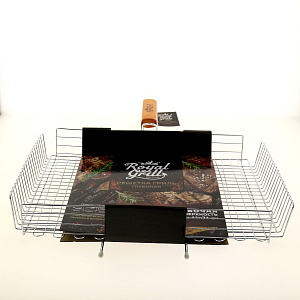 ROYALGRILL Решетка-гриль большая глубокая 41х31см 80-023 000000000001186083