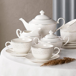 Сервиз чайный 15 предметов La Perla фарфор 000000000001219750