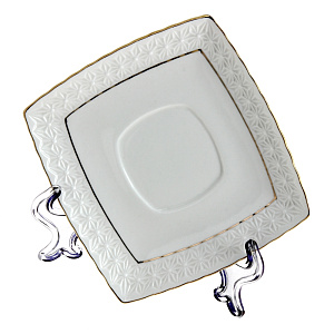 Набор кофейный 12 предметов (чашка 90мл-6шт/блюдце-6шт) КОРАЛЛ Снежная королева квадрат 000000000001060486