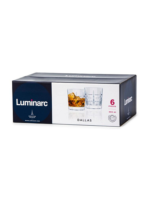ДАЛЛАС Набор стаканов 6шт 300мл LUMINARC низкие стекло P6610 000000000001192847