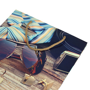 Подарочный бумажный пакет Премиум+, 32x26x15 см 000000000001036475