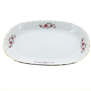 Блюдо овальное 29см CMIELOW Rococo G577 фарфор 000000000001172860