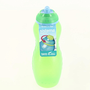 Бутылка для воды700мл SISTEMA.Конструкция крышки Twist‘N’Sip,открытие/закрытие крышки без контакта с питьевым клапаном.Ручная/машинная мойка.Пластик 000000000001204672