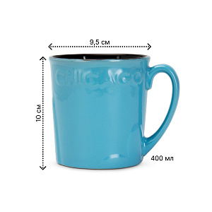 Кружка 400мл CHICAGO в ассортименте керамика 000000000001222816