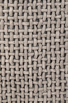 Коврик для ванной 50х80см LUCKY Wicker противоскользящий темно-серый хлопок/полиэстер 000000000001225649