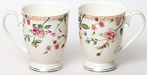 Набор кружек 2шт 300мл Balsford СТЕФАНИЯ подарочная упаковка фарфор 176-42001 000000000001203902