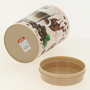 Емкость для сыпучих продуктов 1,4л БЫТПЛАСТ DELUXE бежевая пластик 000000000001179104