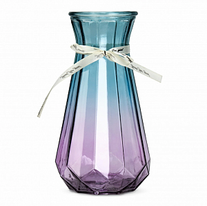 Ваза 25см Diamond в ассортименте стекло 000000000001222586