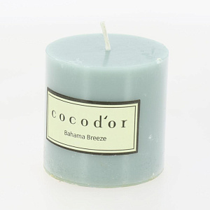 Свеча 7х7см Cocod'or классическая колонна матовая 000000000001209182