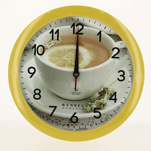 Часы настенные П1-2/7-259 Лимонный чай 000000000001135325