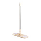 Швабра 70х130см DE'NASTIA ручка телескоп насадка NEW молочный нержавеющая cталь/микрофибра