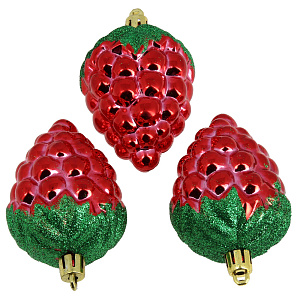 Набор декоративных украшений ВиноградПосуда Центр, 7 см, 3 шт. 000000000001161819