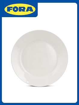 Тарелка десертная 20см FORA белый фарфор 000000000001223469