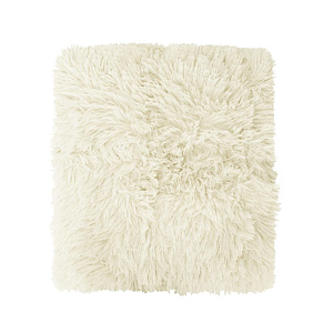 Покрывало 140х200см LUCKY искусственный мех молочный полиэстер 000000000001223135