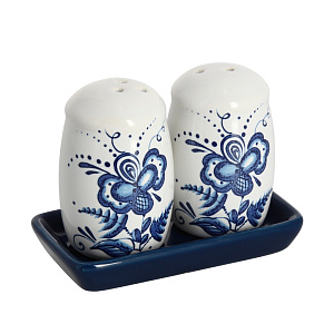 Набор для специй ЧУДОДОМ Орнамент, фарфор, 2 предмета,  L2520336 000000000001060665