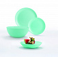 DIWALI LIGHT TURQUOISE Набор столовой посуды 19 предметов LUMINARC стекло