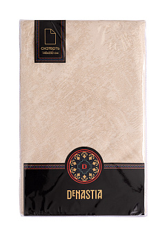 Скатерть 140x200см DE'NASTIA эффект потертости молочный жаккард полиэстер 000000000001211733