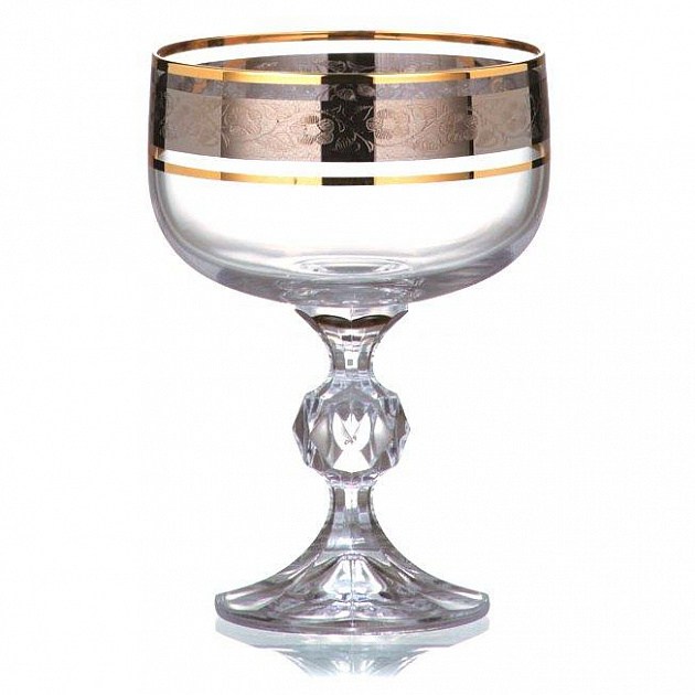 Набор бокалов для шампанского Клаудия Crystalite Bohemia s.r.o., 180мл, 6 шт. 000000000001006564
