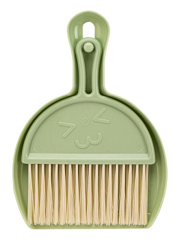 Совок с щеткой МИНИ 21х15см в ассортименте пластик_ST 000000000001228725