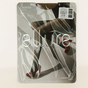 Колготки женские 40ден р.4 ALLURE Лацерта glase 000000000001197426