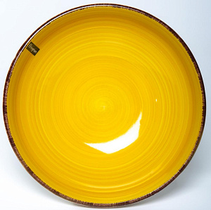 Тарелка суповая 18см 540мл ELRINGTON АЭРОГРАФ Медовый керамика 000000000001211173