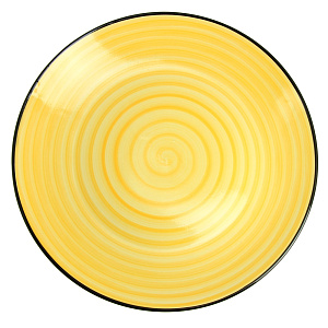 Обеденная тарелка Желтая Matissa, 27 см 000000000001115860