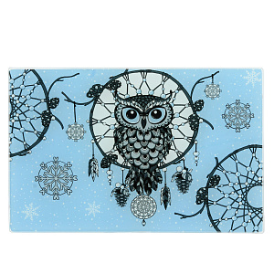 Разделочная доска Скандинавия Мультидом, 18х28 см, стекло 000000000001168651