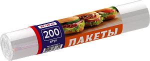 Пакеты фасовочные 30х38см200штAvikomp Praktisch универсальные рулон прозрачн ПНД 000000000001198078