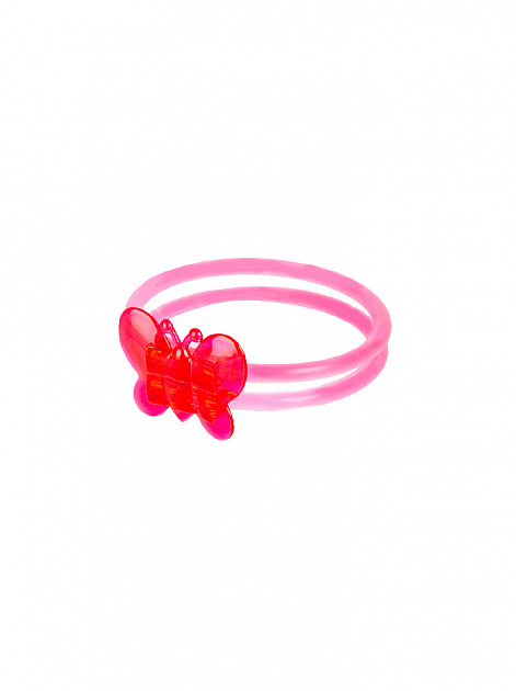Светящийся браслет Розовый с бабочкой, с химическим источником света (полипропилен, стеклянная капсула с люмисцентной жидкостью) 7x7 000000000001191269