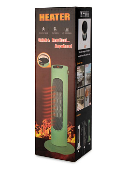 Тепловентилятор напольный 23,5x22x55см 2000Вт сенсор пульт управелния 000000000001228228