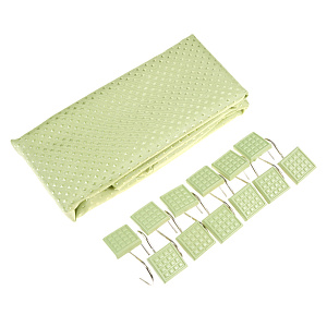 Шторка для ванной DE'NASTIA c водоотталкивающей пропиткой 180х180см зеленый 100%Полиэстер S000011 000000000001121528