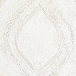 Коврик универсальный 60x100см DE'NASTIA рюши белый хлопок 100% 000000000001219582