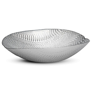 Блюдо овальное 25-29см GLASSCOM Рептилия Silver стекло 000000000001219156