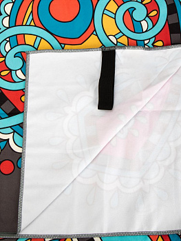 Полотенце пляжное с чехлом 75х150см Мандала микрофибра полиэстер 000000000001227524