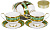 Набор чайный фарфор 12шт 6чашек 230мл+6 блюдец круглая подарочная упаковка САКСОНИЯ BALSFORD 125-14005 000000000001193940