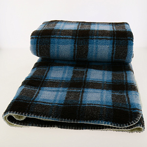 Плед160*130,Пэ 100% клетка гол.R020222 000000000001176124