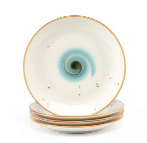 Набор столовой посуды 16 предметов TULU PORSELEN Galaxy milky/mint фарфор Набор столовой посуды 16 предметов TULU PORSELEN Galaxy milky/mint фарфор 000000000001216219