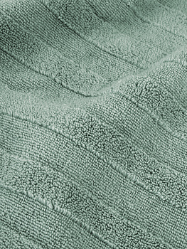 Полотенце махровое Широкая Волна 450gsm  70x130см 100% хлопок  Зелёный D100063 000000000001194321