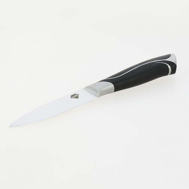 Нож для чистки овощей 86мм LUCKY клинок черная ручка нержавеющая сталь 000000000001211709
