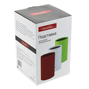 Подставка для ножей MOULIN VILLA универсальная красная STN-1R 000000000001090326