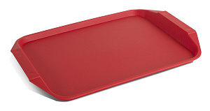 Поднос 30х43см MARTIKA темно-красный пластик 000000000001115710
