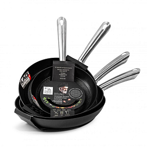 Сковорода 26см SWEET HOME BRUNO глубокая чугун 000000000001219363