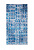Коврик универсальный 80x150см LUCKY Мозаика синий 100% полиэстер 000000000001211049