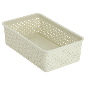 Корзина Natural Style BranQ, 25.7х15.8х8 см, пластик 000000000001154027