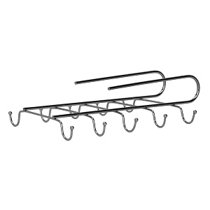 Полка-держатель для кружек 27х18х7см металл 000000000001221329